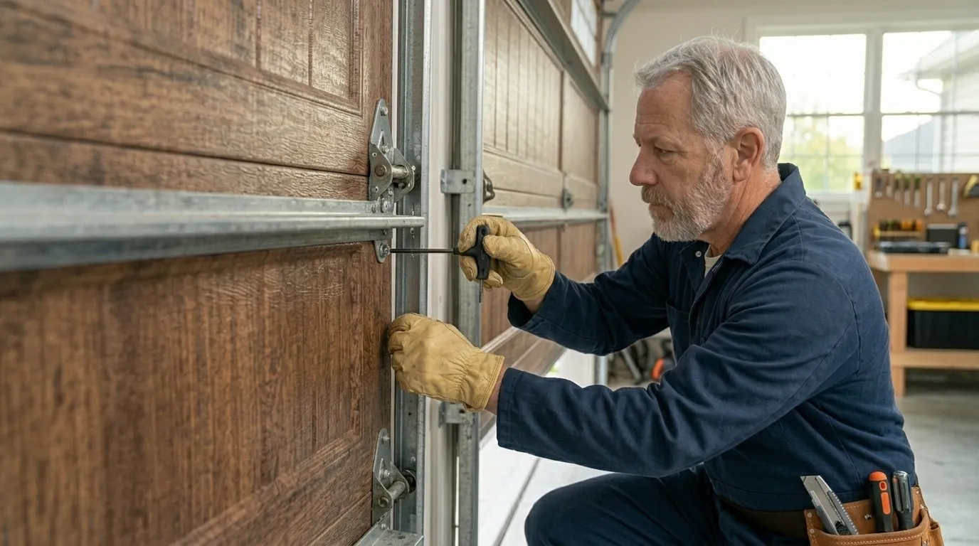 What Cold Winters Do to Payson's 1980s and 90s Garage Doors