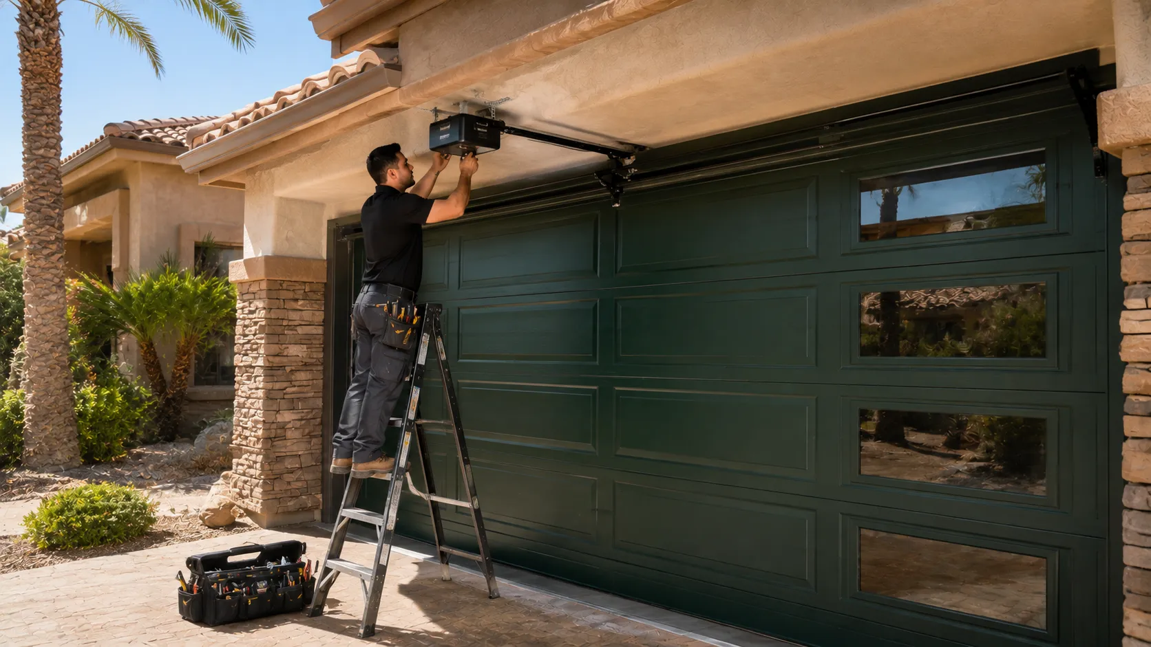 Garage door service in Payson